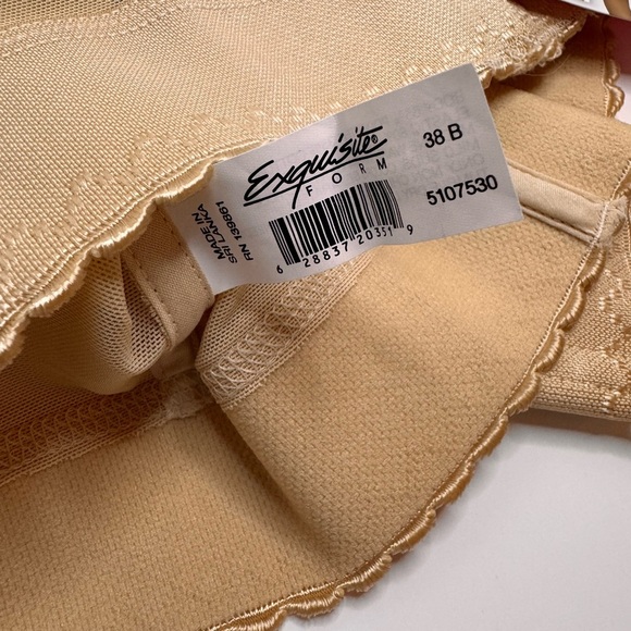 Exquisite Form Beige Longline Front Closure Bra 38B - Picture 6 of 8